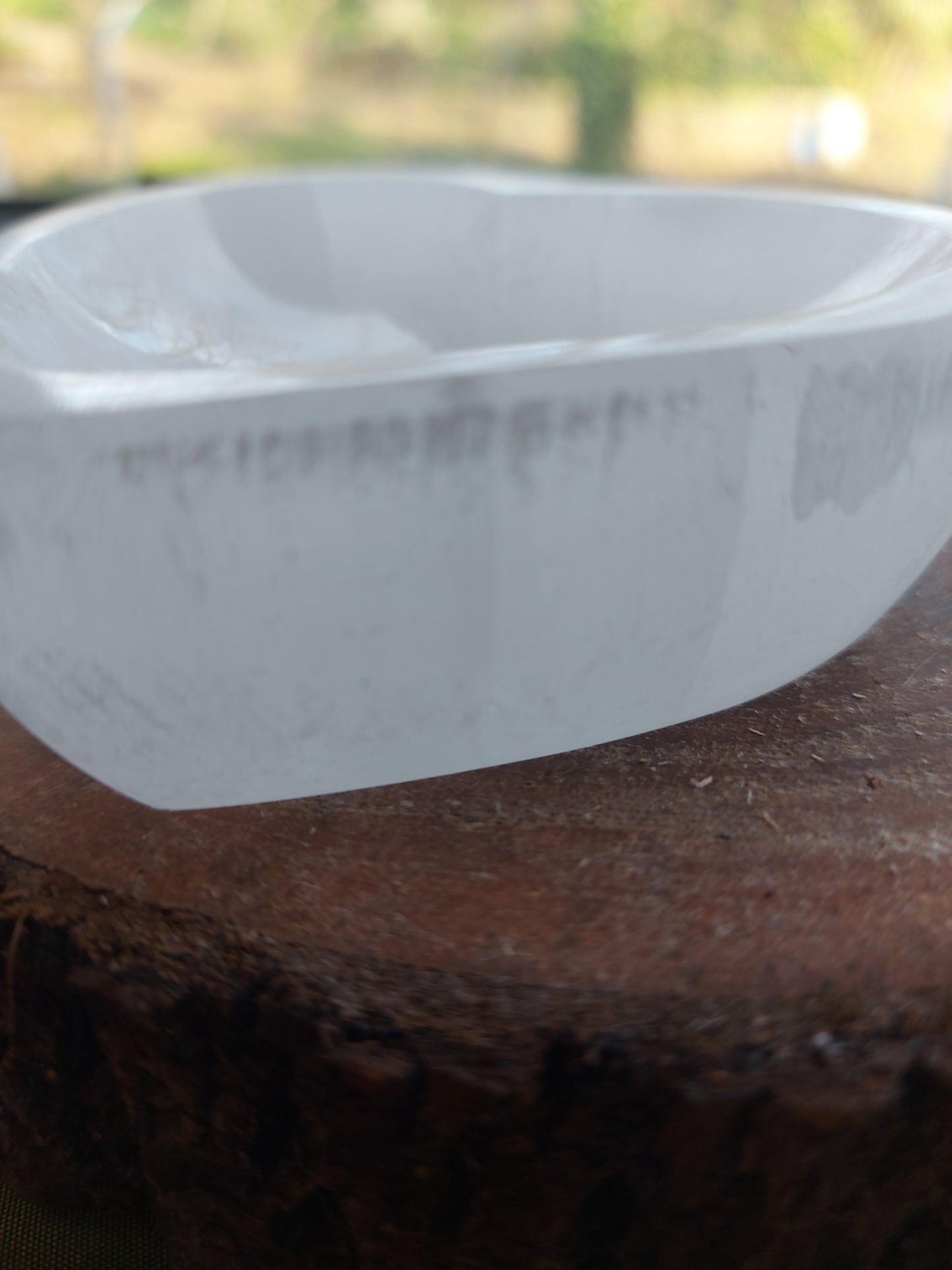 Taça de Selenite em Coração | 10cm